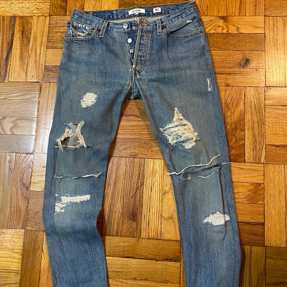 Re/Done Denim - Redone original distressed jeans